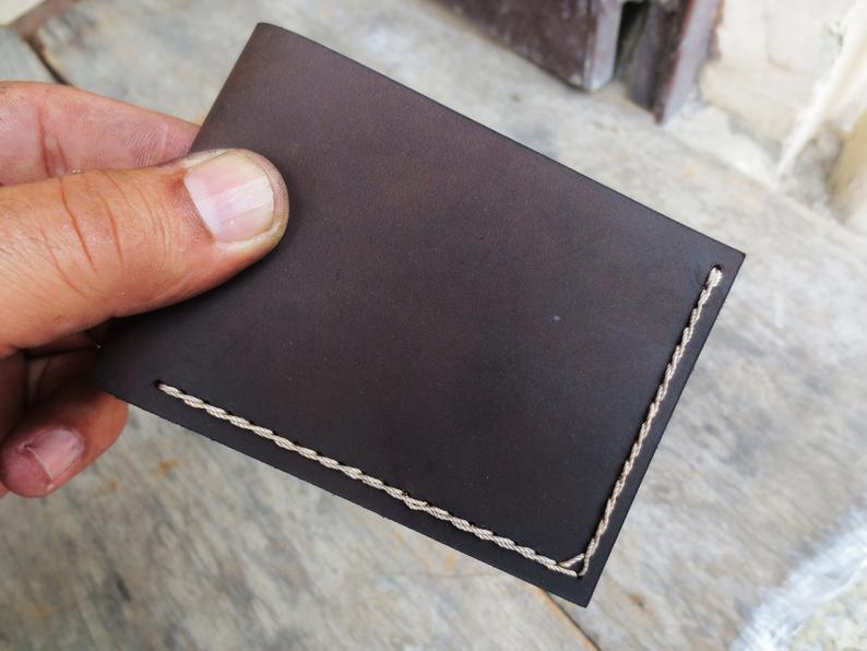 Mens Wallet, Leather Wallet, Minimalist Personalized Wallet