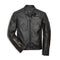 Men's Black Slim Fit Casual Motorbike Biker Cowhide Leather Jacket - leathersguru