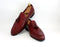 Men's Handmade Burgundy Leather Tussles Loafers Party Wear Shoes