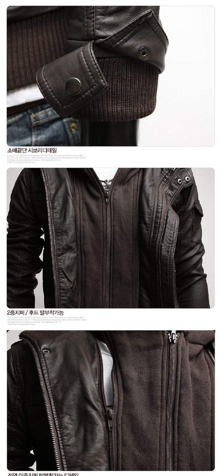 Black Joey Yung Ride On Yingzi Leather Jacket - Jackets Masters