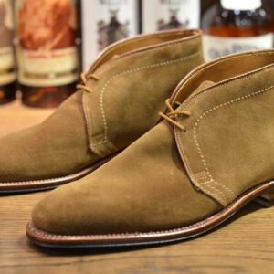 Bespoke Tan Chukka Suede Lace Up Boot - leathersguru