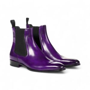 Purple Cheslea Boots