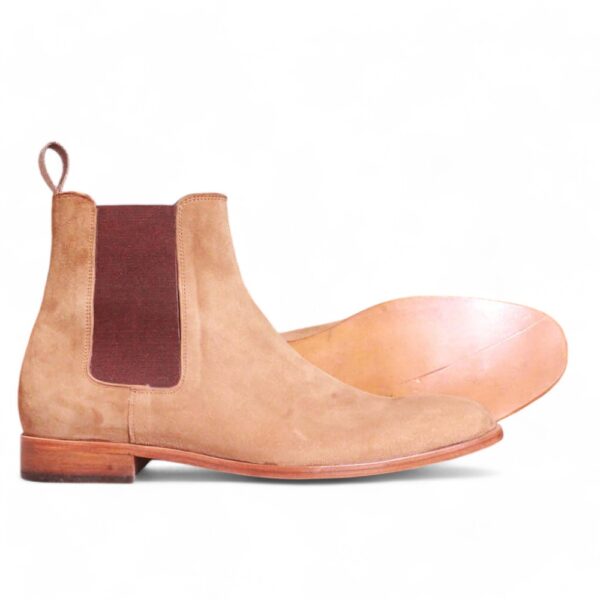 Bespoke Tan Chelsea Leather Boots