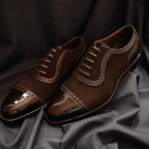 Best Wearing Handmade Chocolaty Classic Cap Toe Brown Lace Up Shoes