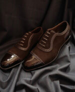 Best Wearing Handmade Chocolaty Classic Cap Toe Brown Lace Up Shoes