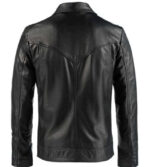 Men's Genuine Leather Black Slim fit Biker Motorcycle Jacket - leathersguru