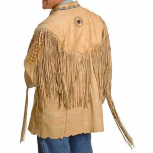 Handmade Cowboy Suede Jacket Western Coat, Cowboy Fringe Jacket - leathersguru