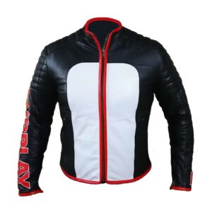 Men Multi Colour Zipper Leather jacket Bomber Stylish Jacket