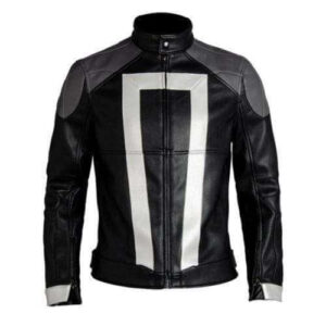 Ghost Rider Leather Jacket Agents Of Shield Season 4 Robbie Reyes Biker Jacket - leathersguru