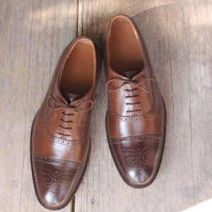 Handmade Brown Leather Shoes, Dress Formal Shoes