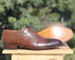 Handmade Brown Leather Shoes, Dress Formal Shoes