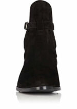 Jodhpurs Ankle Boot Men Black Ankle High Suede Boot, For Men