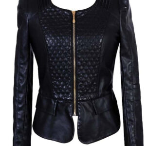 Handmade Leather Jacket For Women's Stylish Fashion Jacket