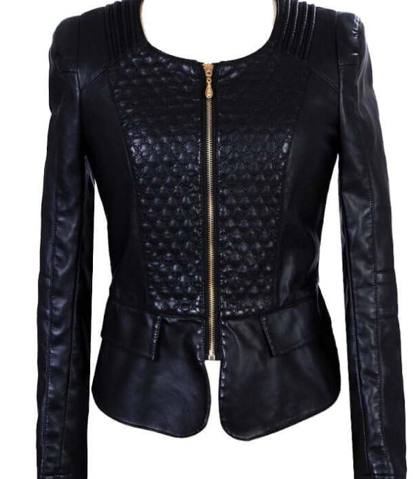 Handmade Leather Jacket For Women's Stylish Fashion Jacket