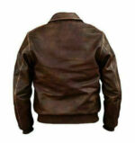 Handmade Leather Men's Brown Indiana Jones Leather Jacket