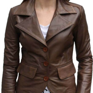 Handmade Leather jacket For womens