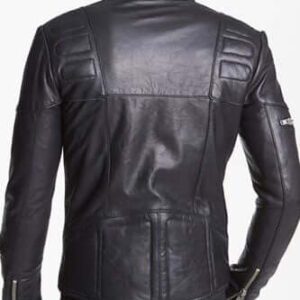 Handmade Men Black leather Jacket stylish design, Men Brando Style Slim Fit Leather Jacket