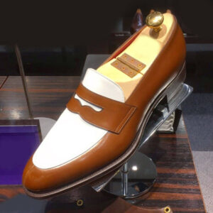 Men Two tone Formal Shoes, Men Spectator Shoes, Men Leather Dress Shoes