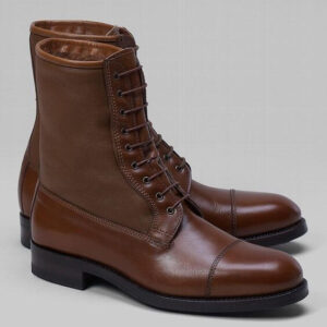 Handmade Men's Leather ankle boots. Men boot ,brown leather ankle boots