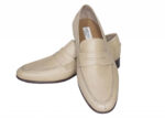 Handmade Mens White Derby Leather Shoes Made to order for formal dress Shoes