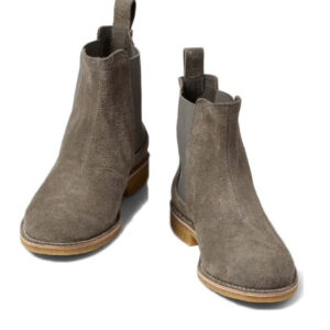 Handmade Gray Jodhpurs Suede Boot For Men's - leathersguru