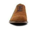 Handmade Brown Suede Cap Toe Lace Up Shoe - leathersguru