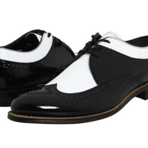 Men Wing Tip Shoes, Spectator Shoes For Men, Patent Leather Tuxedo Shoes