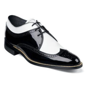 Men Wing Tip Shoes, Spectator Shoes For Men, Patent Leather Tuxedo Shoes