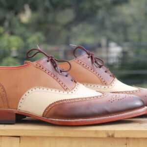 Bespoke Leather Oxford Shoe for Men's - leathersguru