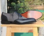 Men's black Leather & Suede Shoes - leathersguru