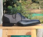 Men's black Leather & Suede Shoes - leathersguru
