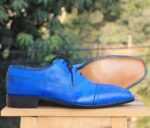 Handmade Blue oxford leather shoe - leathersguru