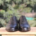 Handmade Black Leather Shoe - leathersguru