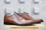 Handmade Brown Brogue Leather Shoe - leathersguru