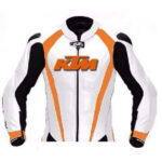 KTM-100% Genuine Leather MOTORBIKE MOTOGP MOTORCYCLE RACING JACKET