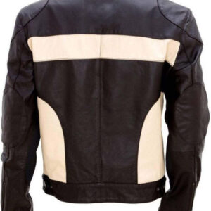 Leather Craze Men's Genuine Lambskin Leather Biker Jacket Designer Look Black - leathersguru