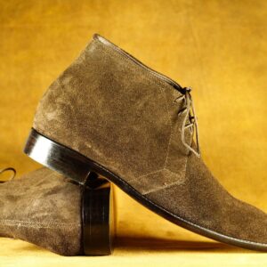 Men's Brown Chukka Boot,Bespoke Stylish Party Boot