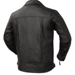 MOTORCYCLE CRUISING LEATHER RACING JACKET