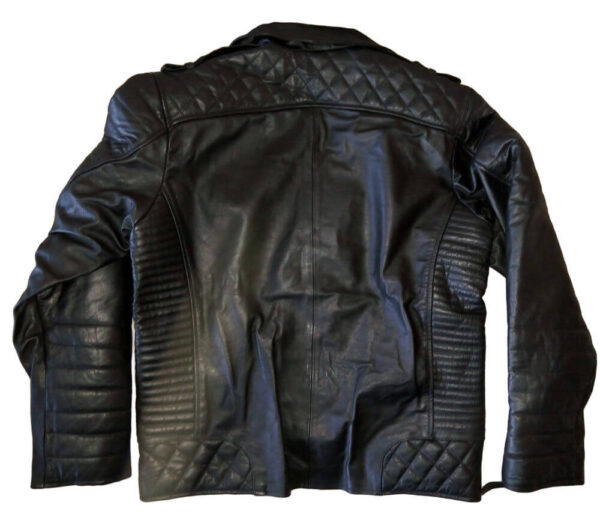 Men Leather Jacket Original Leather Classic Black Fashion Leather Jacket