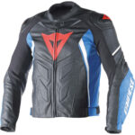 Men Multi Color Dasinese Motorcycle Genuine Leather Jacket With Safety Pads - leathersguru