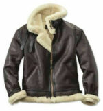 Men's B3 RAF Aviator Real Shearling Sheepskin Leather Flight Bomber Jackets