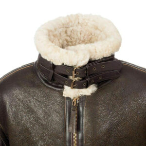 Men's B3 RAF Aviator Real Shearling Sheepskin Leather Flight Bomber Jackets