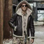 Men's RAF Aviator Flight Real Leather Jacket Bomber B3 Sheep Skin Pilot Flying