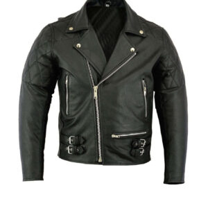 Men's Classic Leather Brando Jacket, Men's Motorcycle Vintage Black Jacket - leathersguru