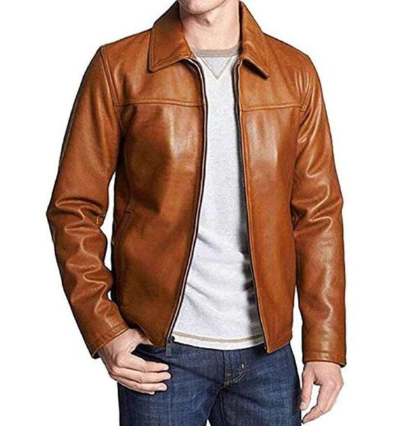 Men's Genuine Leather Lambskin Bomber Jacket - leathersguru