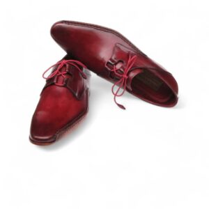 Men’s Ghillie Lacing Side Handsewn Dress Shoes Burgundy