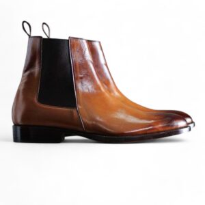 Men’s Tan Chelsea Leather Boot