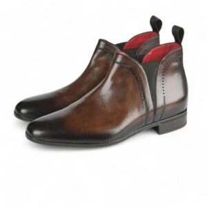 Men’s Tone Brown Chelsea Leather Boot