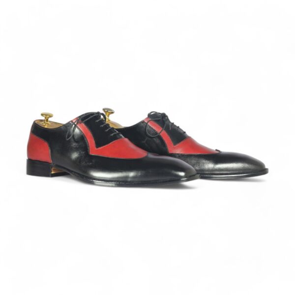 Men's Two tone Shoes, Men's Leather Wing Tip Formal Shoes