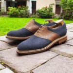 New Handmade Oxford Two Tone Shoes Casual Jeans Wear Outerwear Suede Shoes